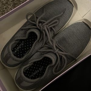 Madden girl grey tennis shoes.